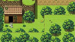 Tanned Girl Natsuki In Hentai Game Ep 29 Loves Huge Bukkake While Stroking His Hard Cock