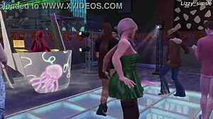 horny stepsister get fucked by stepbrother and a stranger in cowgirl cumshot group - sims 4 - 3d animation