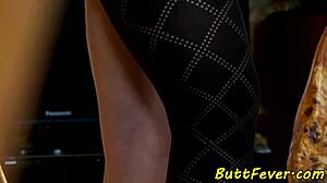 Avrupa Güzeli Vahşi Glamur Üçlüde Sert Anal Alıyor