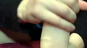 Slut Wife Sucks Big Dildo Tit Fucking