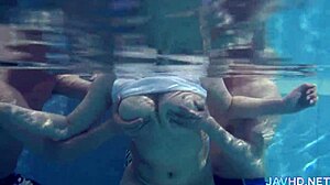 japanese girl gets slammed in wild gangbang compilation