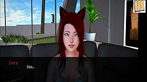 my new family 195 - redhead teen 18+ explores big tits and ass in erotic 3d game