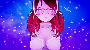 Japanese Hentai Girlfriend Dances in 3D Seeking Wild Bedroom Fun