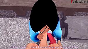 Jeg elsker å se fa mulan i denne 3D-tegningen ha vill sex i full fantasyking3 anime