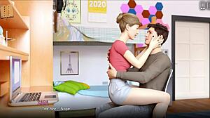 University of Problems: Sara's Love Route 2 in 3D Homemade Action