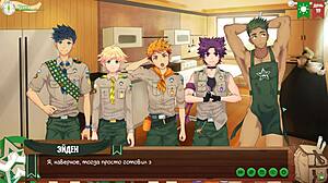 Game Friends Camp Episode 24: Twinks Collect Information With Russian Voice Acting