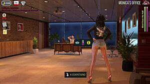 Fashionbusiness Showing Tits In Workplace Game Hentai 3d Anime E1 55