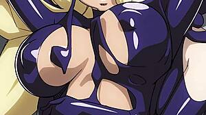 Gooey Futanari Creampie in Wild Hentai Action