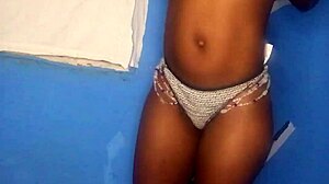 Watch This Ebony Girl Who Loves To Stand Whiles Enjoying Every Single Stroke In My Pussy!