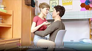University of Problems: Sara's Love Route 2 in 3D Homemade Action