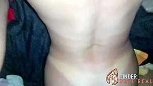 sliep bij buren, werd wakker bij zijn naakte vrouw, wilde anale met grote kont blonde pawg.