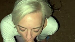 girlfriend eddie danger sucks my big cock outdoors