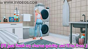 Futanari Girlfriend Arranged Hard Anal Sex for Cheating Wife While Husband Cuckold Watched in Sims 4 Anime Hentai SFM!