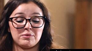 Stepmom Reagan Foxx Catches Teen Leana Lovings In Secret Act