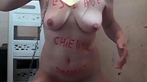 Slave Trains In Cave With Toys BDSM Humiliation