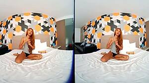 In this 3d vr porn, fat guy and I get really horny with dildo and masturbation.