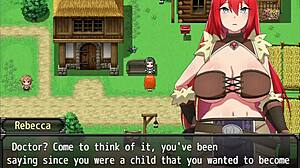 uma garota ruiva vai salvar o garoto que ama de um grupo de bandidos - rebecca and the sword of nasty curses - parte 1