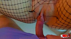 Wow, Sexy Brunette Teen Seduces Lucky Guy with Porn!