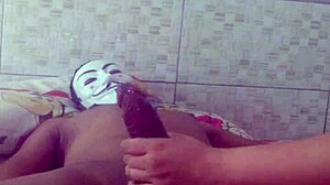 Arrived home with roasted ass, deals with cuckold