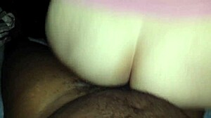 BBW with huge ass sits and rides.