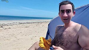 Step gay dad in cartoon series shows twink ass worship and footjob fun