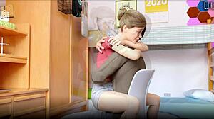 University of Problems: Sara's Love Route 2 in 3D Homemade Action