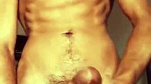 Hot soloboy with monster cock cums hard