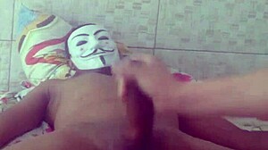 Arrived home with roasted ass, deals with cuckold