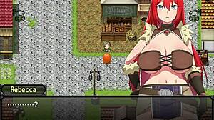 uma garota ruiva vai salvar o garoto que ama de um grupo de bandidos - rebecca and the sword of nasty curses - parte 1