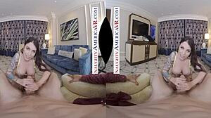 In Naughty America, Ivy Lebelle fucks you passionately in VR