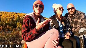 Babe Poliamorose in Sauna Leccano e Massaggiano Tette Calde