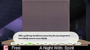 a night with spirit in this hentai roleplay game.
