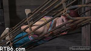 Latex couple dives into sadomasochism with intense spanking and sucking