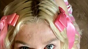 Emma Rosie picks up a guy for a hot blowjob hookup, ending with a facial.