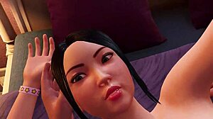 so cute when she eats my cum in house party game with amy, i love it!