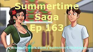 summertime saga episode 163 in cartoon anime style