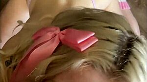 Emma Rosie picks up a guy for a hot blowjob hookup, ending with a facial.