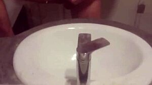 young guy casually masturbates alone