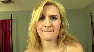 blonde gives you jerk off instruction