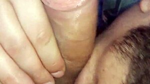 The naughty boyfriend gives a blowjob to his gay lover with small tits