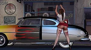 hot rod dancer alexxa shaking her ass so sexy! 😘