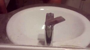 young guy casually masturbates alone