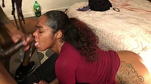 Nasty Neighbor Latina Gets Big Black Cock Facial