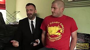 Kinky sub Roxy Mae bound in bondage