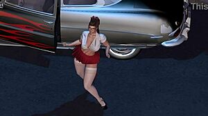 hot rod dancer alexxa shaking her ass so sexy! 😘