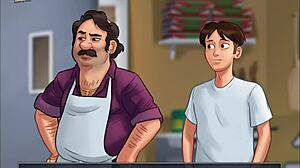 summertime saga episode 163 in cartoon anime style