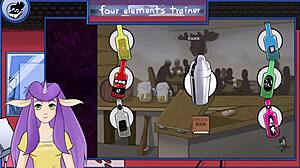 I enjoy the blowjob from muscular guard in Avatar hentai