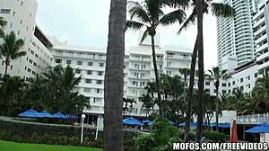 She flashes her shaved tits and masturbates dirty in the bedroom, knowing it's worth calling her boyfriend for intense action.