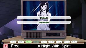 a night with spirit in this hentai roleplay game.