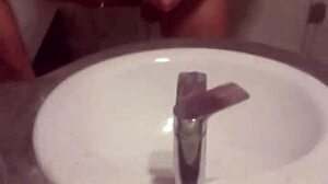 young guy casually masturbates alone